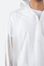 Load image into Gallery viewer, Rubberized Half Zip - White