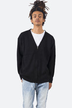 Load image into Gallery viewer, Zipper Cardigan - Black
