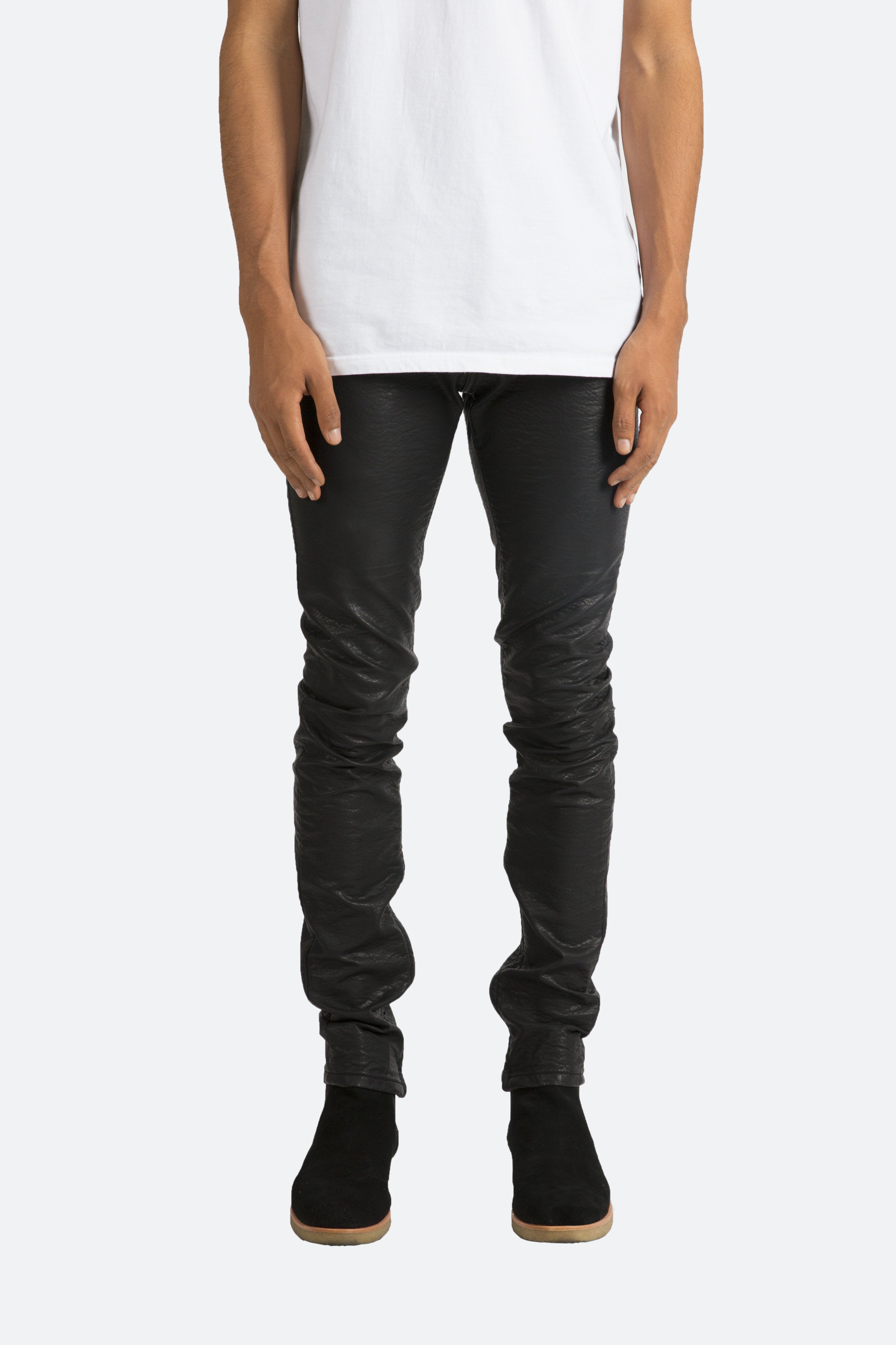 M134 Leather Pants - Black – crownandcaliber72.com